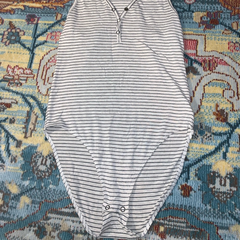 Striped One Piece - Picture 2 of 3